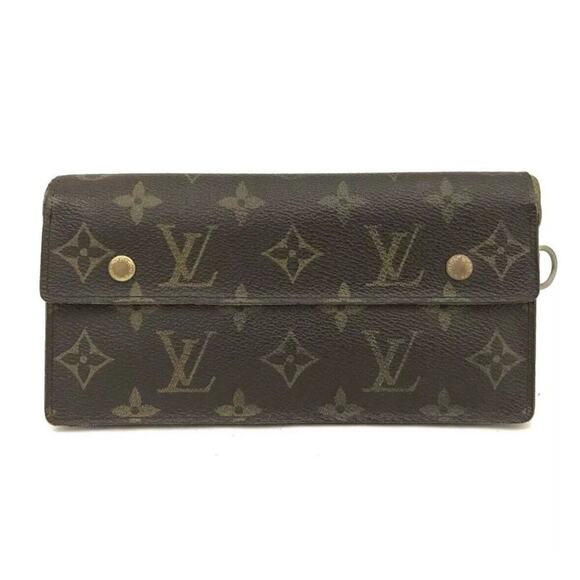 Authentic Louis Vuitton Monogram Porte Feuille Accordion Bifold Long Wallet - Picture 1 of 8